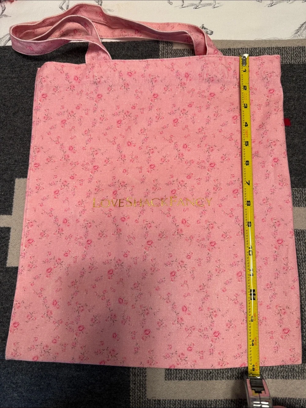 NWOT LoveShackFancy Floral Tote Bag